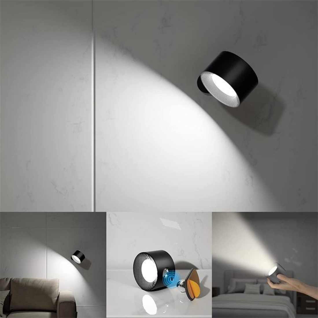 FlexiLamp 2.0 | Cordless rechargeable 360° wall light